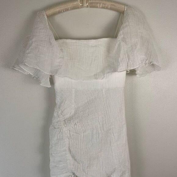 NWT C/MEO COLLECTIVE Temptation Strapless White Dress Size S - Picture 3 of 8